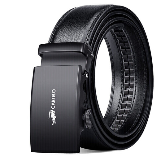 Cardile crocodile men's belt leather belt for young and middle-aged people automatic buckle casual pants belt business versatile birthday gift