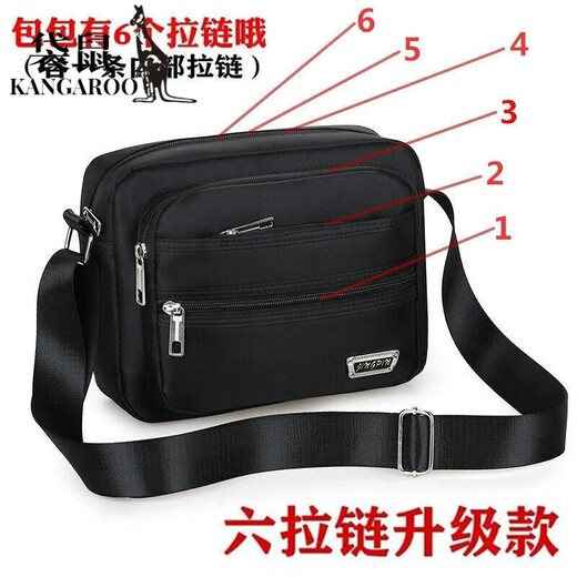 Kangaroo (Kangaroo) Multi-Layer-Business-Taschen, Gemüse- und Geldkollektion Chef Damen-Kassierer-Taschen, Stände, Crossbody-Taschen, Brieftaschen zum Verkauf von Waren. Yunzhi 688 Upgrade-Version, Sechs-Layer-Reißverschluss, dunkelblau