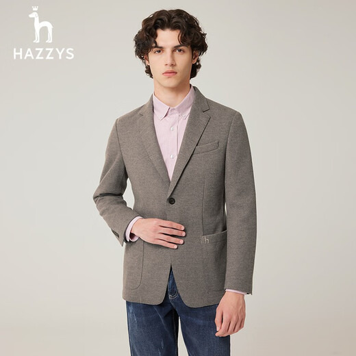 Hazzys Herrenkleidung Herbst Herbst neue Männeranzug Jacke geschnittene gestrickte Woll Singles West Herren Asuzj0adj11 Brown BW 2xl (185/104a 52)