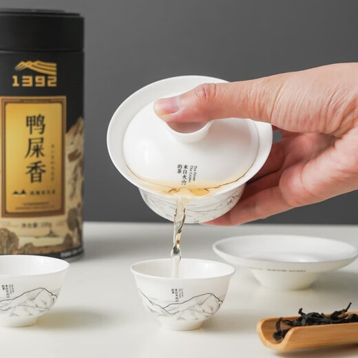 天池1392鸭屎香乌龙茶潮州凤凰单枞茶特级七彩系列有机春茶罐装100g 一罐【100g】