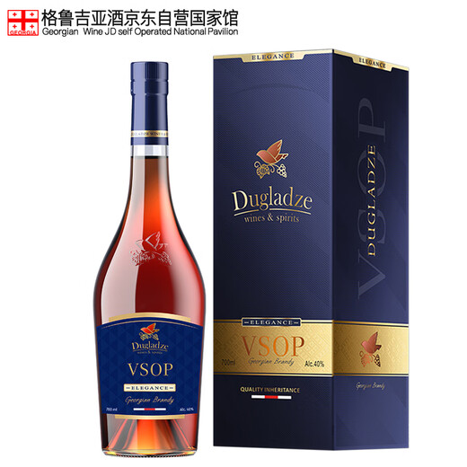 独格拉则（Dugladze）雅致七年白兰地700ml40度VSOP 原瓶进口洋酒【格鲁吉亚国家酒馆】 700ml*1瓶