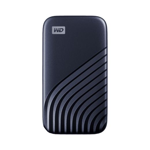 西部数据（WD）移动硬盘固态PSSD type-c接口  小贝壳 手机直连笔记本外接 My Passport随行 宇宙蓝1050MB/s 1TB