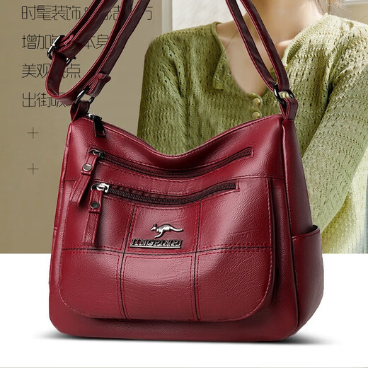 Women's bag new business shoulder bag lightweight nylon cloth women's casual travel bag simple large capacity crossbody bag trendy black/