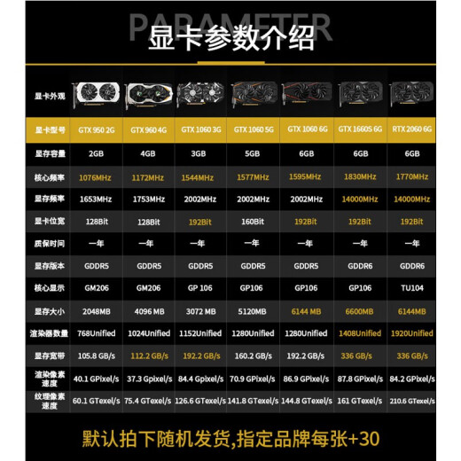 Huananzhirtx3060ti 1660S 2060 1060 1050ti Gaming Graphics Card 960 950 Independent Graphics RTX2060 6G