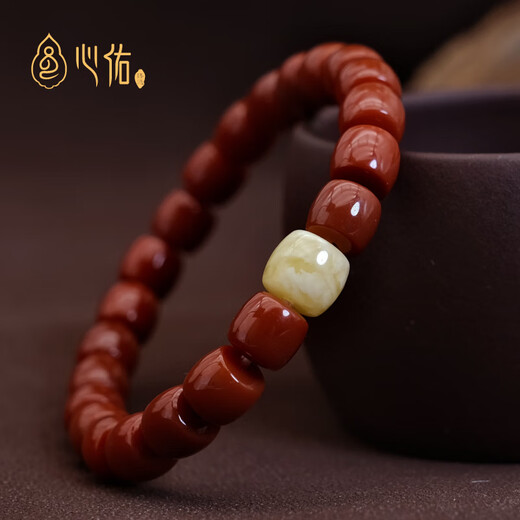 Xinyou natural Russian beeswax demon flower single straight cut bucket beads single bead loose beads with beads Xingyue accessories separated beads top beads demon flower straight cut bucket 12mm/single