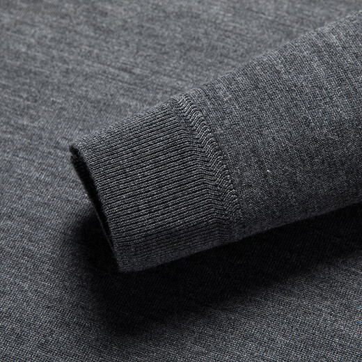 Hengyuanxiang 100% Cardigan Men de cardigan, pivot, lavage à la machine Half Coundleneck Tricoted Base Shirt Black XL (180)
