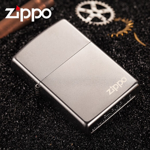 ZIPPO Chinese Valentine's Day kerosene windproof lighter chrome satin yarn 205ZL Zhibao counter engraving