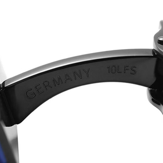 MONTBLANC Montblanc Steel/PVD Coating/Glass Cufflinks Black Blue 112930 Men's Gift