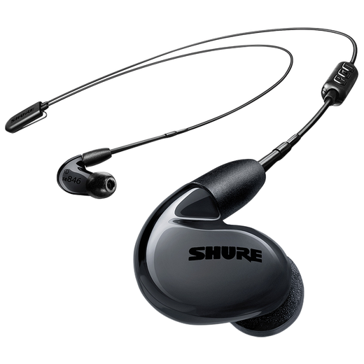 SHURE舒尔 SE846+BT2 四单元动铁 HIFI 专业旗舰级 入耳式耳机 无线蓝牙耳机 玛瑙黑