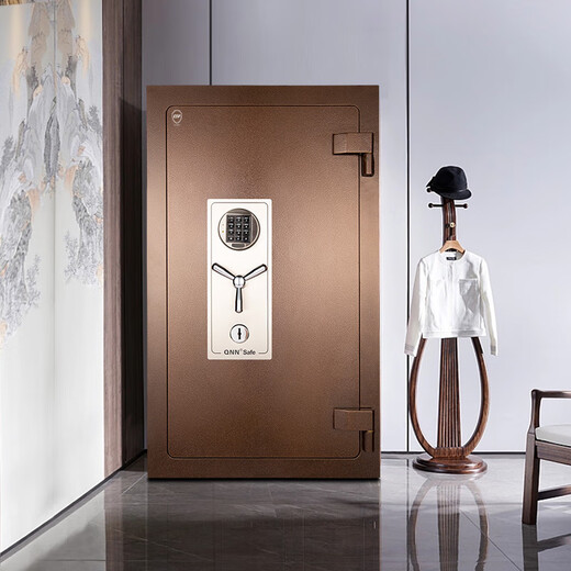 All-purpose safe, household password box, 98CM office national standard safe, fireproof, anti-theft, anti-removal, jewelry and antique collection safe, large all-steel bedside table vault B-9858