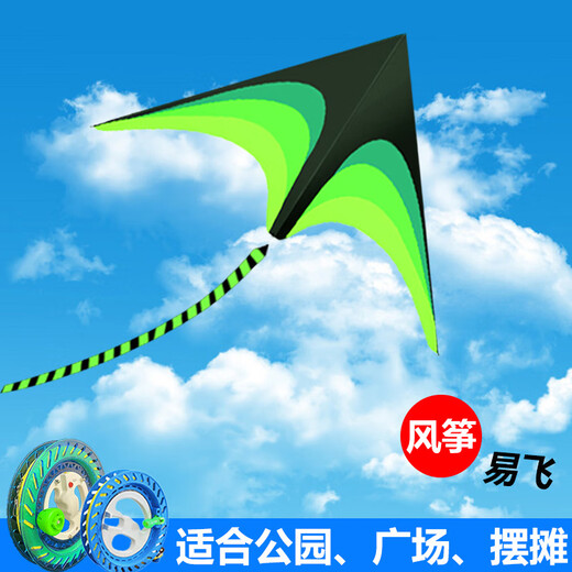 Yunya Kite 2025 Nouvelle brise facile à vol Easy Loding Extra grande 1,6 mètre Bobine de prairies Adulte Toys Outdoor 2 mètres queue de cerf-volant 10 mètres + 200 mètres Piece Wheel
