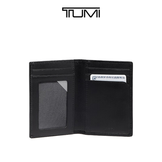 TUMI/Tuming Alpha SLG men's card holder business portable multi-card window folding card holder black/01192274D2