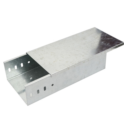 HKNA customized galvanized cable tray fireproof metal trunking stainless steel 200 slot box trough ladder type spray paint galvanized 100*100*0.8