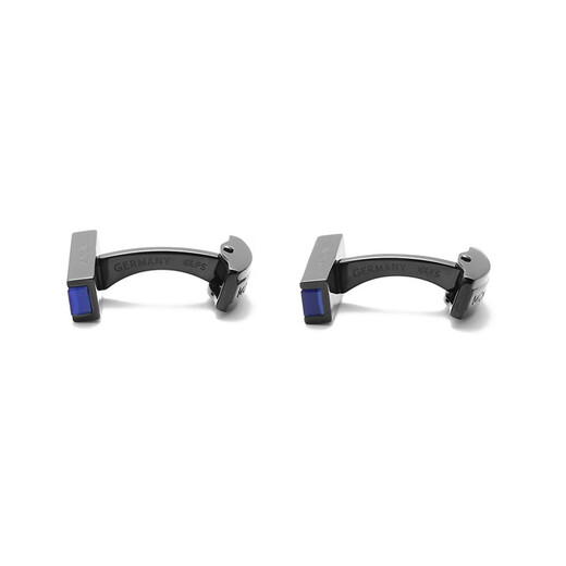 MONTBLANC Montblanc Steel/PVD Coating/Glass Cufflinks Black Blue 112930 Men's Gift