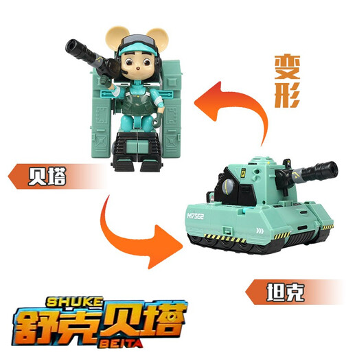 Fun childhood Shuke Beta toys Shuke and Beta Adventures Transformation Tank Robot Set Beta Transformation Tank