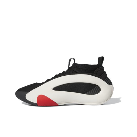 Adidas Harden Vol. 8 Harden 8 schwarz-weiß-rot und orange atmungsaktivem Top-Tragen widerstandsfähiger Nicht-Schlupf-Sport-Männer-Basketballschuhe IE2695 Schwarz und Weiß 44 (270 mm)