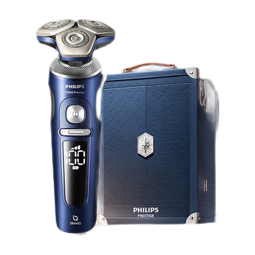 飞利浦(PHILIPS) 电动剃须刀SkinIQ肌能感应刮胡刀男士胡须刀礼物送男友 【高端奢享9系】SP9886星空蓝