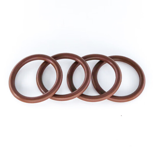 ZHIDE fluorine rubber O-ring resistant to high temperature, acid and alkali, corrosion and wear-resistant brown O-ring - outer diameter 16*2mm (50 pcs/pack)