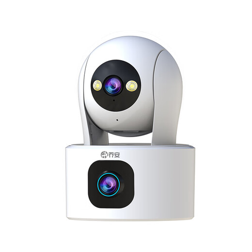 Qiao An dual-camera 10 million camera monitoring wireless wifi network high-definition night vision monitor 360 degrees no blind spots with night vision panoramic PTZ home AI monitoring mobile phone remote