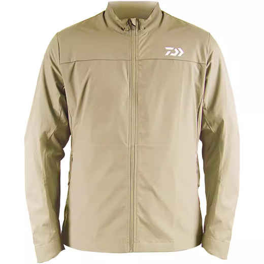 Dayiwa sun protection clothing, fishing clothes, quick-drying lightweight jacket, long-sleeved sun protection clothing, outdoor casual clothing, lightweight Khaki L