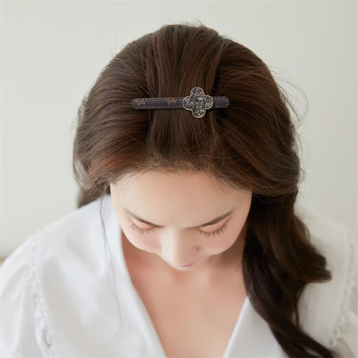 Chimera (CHIMERA) 2-piece hairpins, four-leaf clover side clips, Korean style bangs clips, side clips, hair accessories, hairpins, birthday gifts for girls