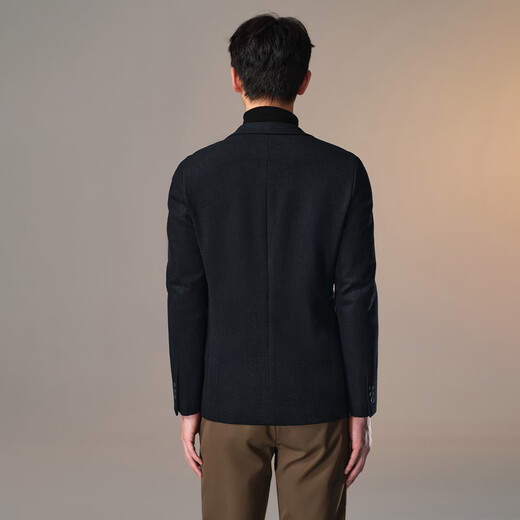 HLA Hailan House casual suit men's flat lapel velvet stretch jacket men's winter