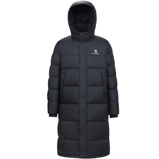 骆驼（CAMEL）长款极寒羽绒服男女士白鸭绒加厚保暖户外情侣外套冬季M33CAPN114