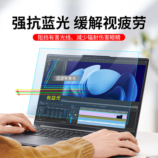 
Film Zhixian Anti-reflective Computer Screen Film Laptop Paste Frosted Anti-Sunshine Anti-Blue Light Eye Protection Desktop Monitor Protection Film Desktop 31.5-inch (16:9) 698*392mm Anti-reflective Anti-Blue Light [Paste] Paste Bag Compensation