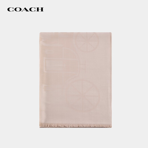 COACH蔻驰女士围巾经典标志围脖保暖轻便轻奢礼物女 CQ719 TAU ONE