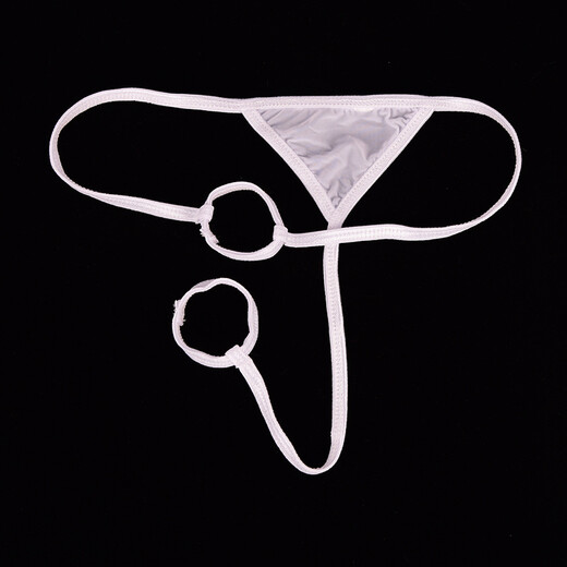 [Vertrauliche Lieferung] Sexy Unterwäsche Herren-Tanga-Männerunterwäsche sexy SM volle transparente T-Pants Leidenschaft Free Nightclub Open-Size Homosexuelle schwule Männer masturbieren alternative schwarze schwarze eingröße T-Pant