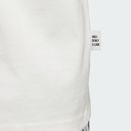 Adidas (adidas) 3-Blatt kurzärmelige T-Shirt-Frauen 2025 Herbst New Disney Joint Sportswear atmungsaktives kurzes Top JP1428/Weißrosa L L.