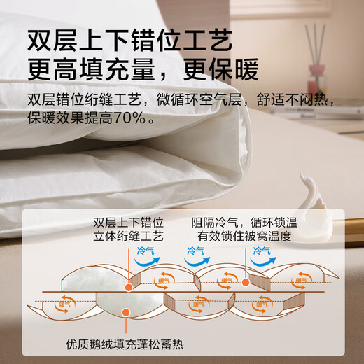 Duvet Doie Duvet Duvet Duvet Made in Tokyo 95% Domestic Goose Down Quilt Winter 1000g 2*2.3 meters