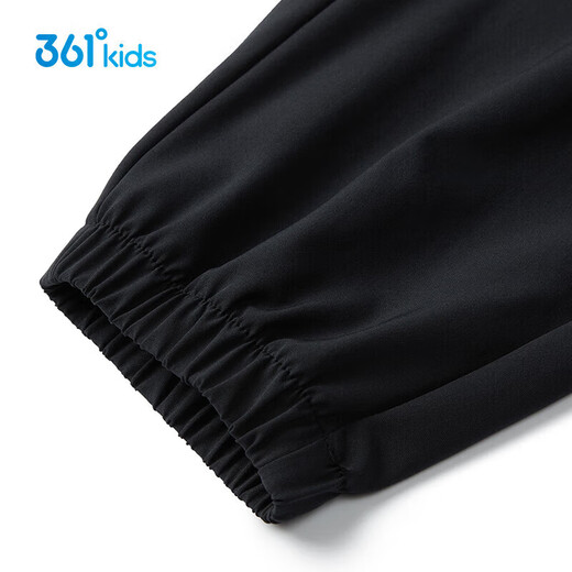 361 children's clothing children's trousers 2025 summer boys and girls 3-14 years old breathable air conditioning pants black 160

