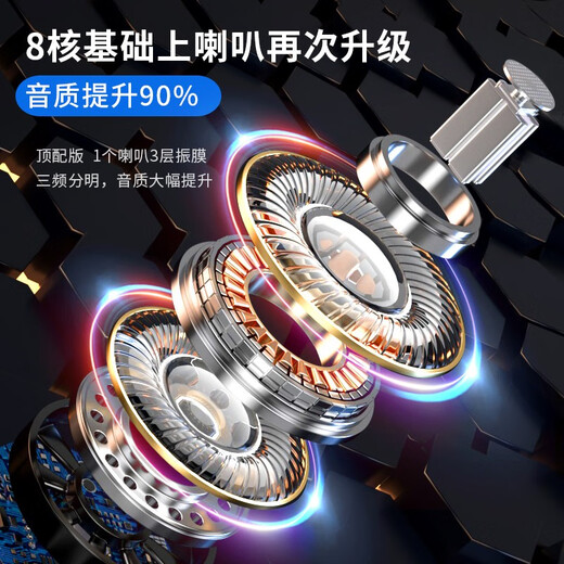 Feilida headphones wired in-ear noise-cancelling music gaming headphones suitable for Huawei p50 mate40pro OPPO Xiaomi vivo Honor mobile phone 3.5mm noise-cancelling headphones Haoyuebai