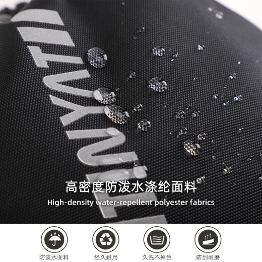 Tianyi TINYAT sports backpack men's football basketball bag badminton training fitness bag drawstring backpack women's drawstring pocket 118 black