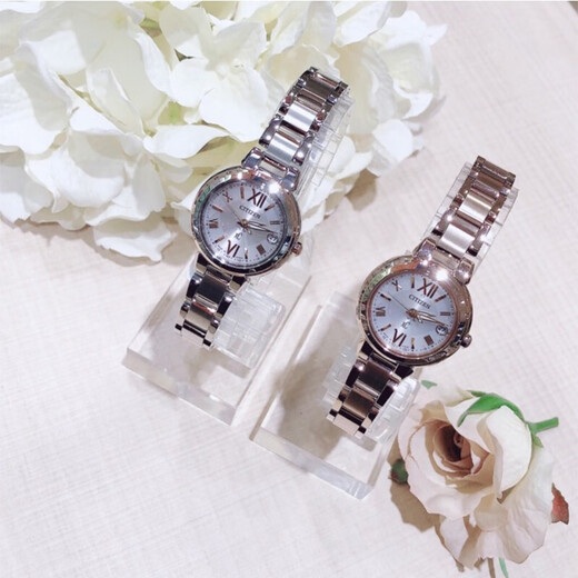 西铁城（CITIZEN）XC系列光能电波美丽气质女表 ES9435-51A