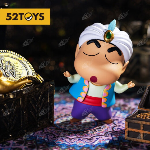 52TOYS Crayon Shin-chan Travels Around the World Series Blind Box Trendy Figure Toy Ornament Single Blind Box
