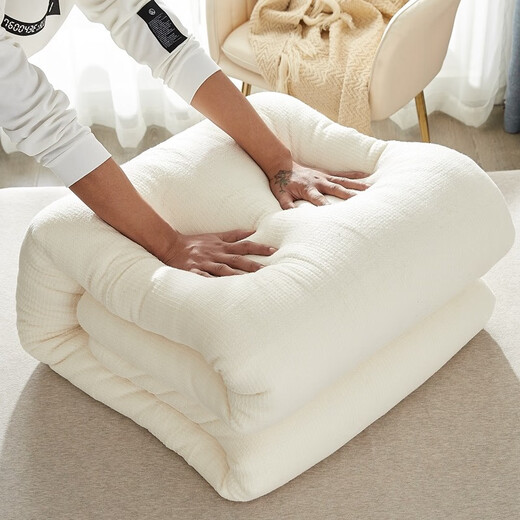 Arctic velvet (Bejirog) 100% Xinjiang cotton quilt core thickened handmade cotton mat quilt single dormitory spring and autumn quilt double winter quilt Xinjiang cotton quilt-3Jin [Jin equals 0.5 kg] 150*200cm [single cotton quilt tire]