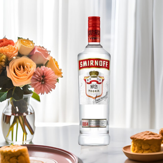 斯米诺（Smirnoff） 洋酒 红牌 伏特加 700ml 鸡尾酒基酒
