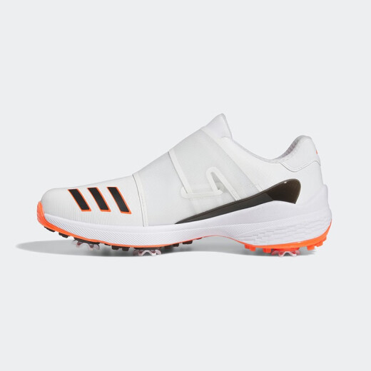 adidas 阿迪达斯 高尔夫球鞋男士防水BOA旋扭舒适有钉防滑运动鞋子 GY9716 白/黑/红 40.5