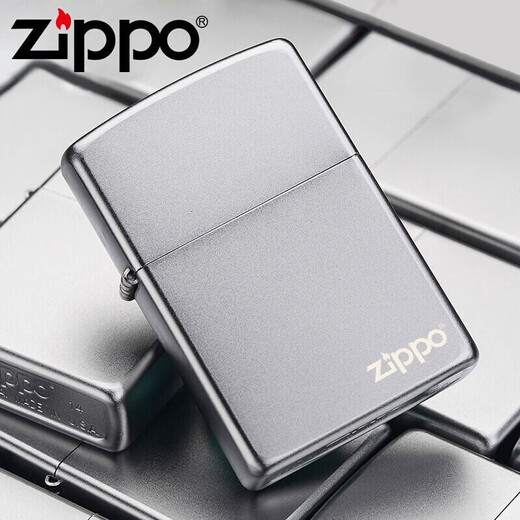 ZIPPO Chinese Valentine's Day kerosene windproof lighter chrome satin yarn 205ZL Zhibao counter engraving
