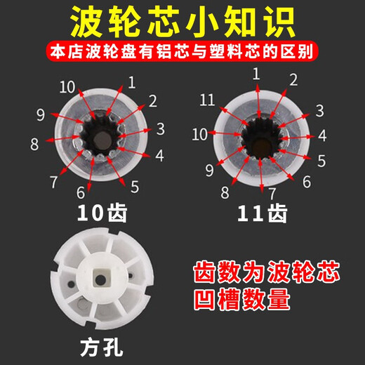 徽曦适配 松下伊莱克斯澳柯玛小鸭洗衣机波轮盘转盘涡轮盘配件 ZWT5011DW XQB65-719 直径32cm/高3.7cm【11齿 配螺丝+垫片】