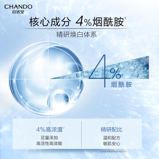 CHANDO Niacinamide Fine Whitening Ampoule Mask*5 pieces (whitening, lightening skin, improving redness and sensitive skin)