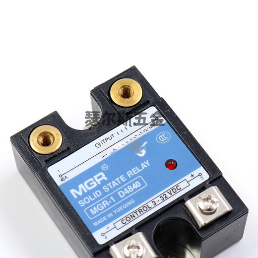 MGR美格尔SSR 40da单相固态继电器40A -1 D4840直流控交流DC-AC 3只继电器+散热器