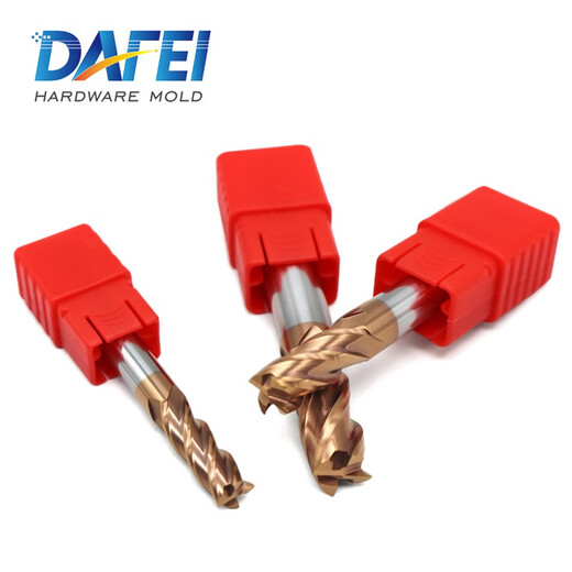 DAFEI55 degree tungsten steel milling cutter 4-edge coated flat bottom end mill gong cutter extended CNC CNC tool carbide 1.5*4*4*50