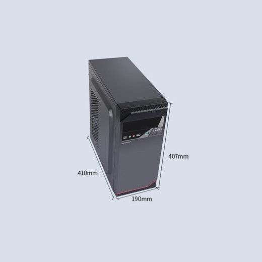 Big Buffalo (BUBALUS) 1008 business case + powerful 300 desktop computer electromechanical set (with optical drive position/with 300W power supply/support ATX motherboard/support backline/home office)