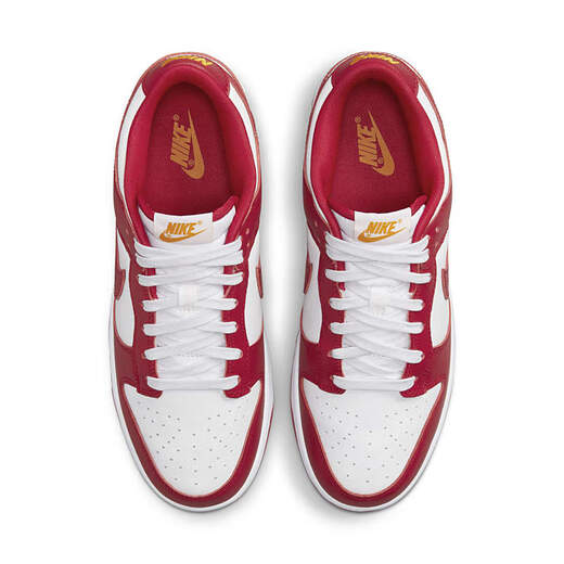 Nike (Nike) Dunk Retro Gym Red Men's White и Red Fashion Retro Low Top Shoes DD1391-602 42