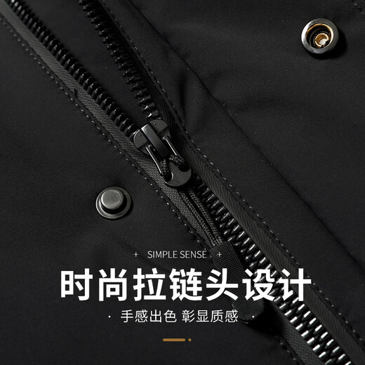 Flying in the Snow Down Jacket Men's Autumn and Winter Coldproof Short Style Thickened Warm Duck Down Business Casual Top Jacket Men 175