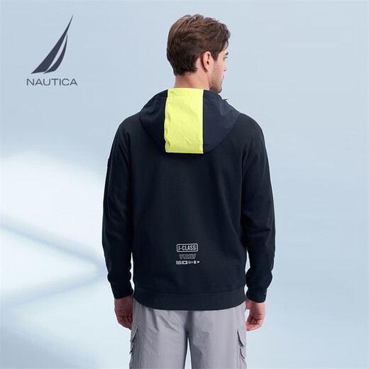 NAUTICA shopping mall same style men's spring and summer new trendy comfortable hooded jacket for men KS4103 Navy 4NV L