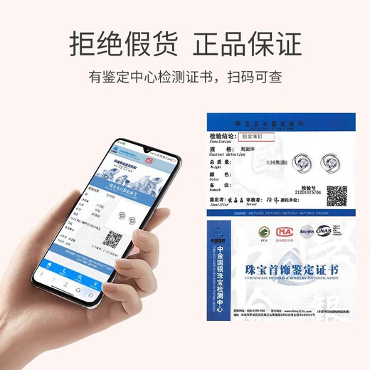 EothPT950 Platinum Moissanite Diamond Rose Earrings for Women Platinum Earrings Chinese Valentine's Day Birthday Gift for Girlfriend PT950 Platinum Moissanite Earrings + Certificate